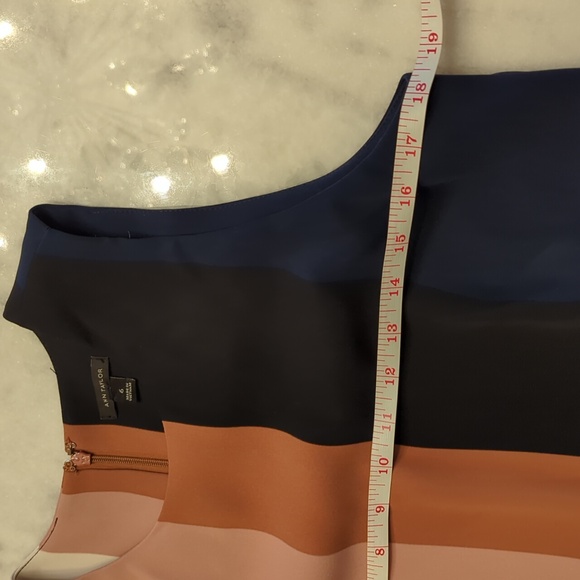 Ann Taylor color block sleeveless shift dress size 6 - Picture 4 of 6